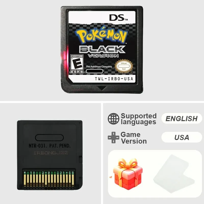NDS Game Cartridge Pokemon Series Platinum Pearl Diamond HeartGold SoulSilver USA/EUR/FRA/ITA/NOE/AUS/ESP Version for NDS — image 31