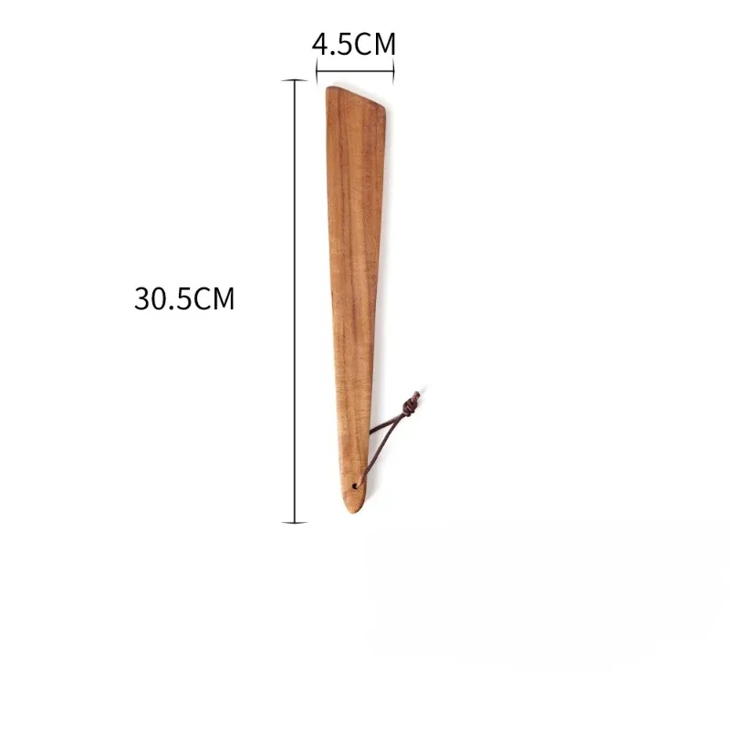 Teak Houten Spatel Kleine Keukenspatel voor Koken Eierpannenkoek Turner Outdoor Koken Spatel Gebruiksvoorwerpen Keuken Gereedschap