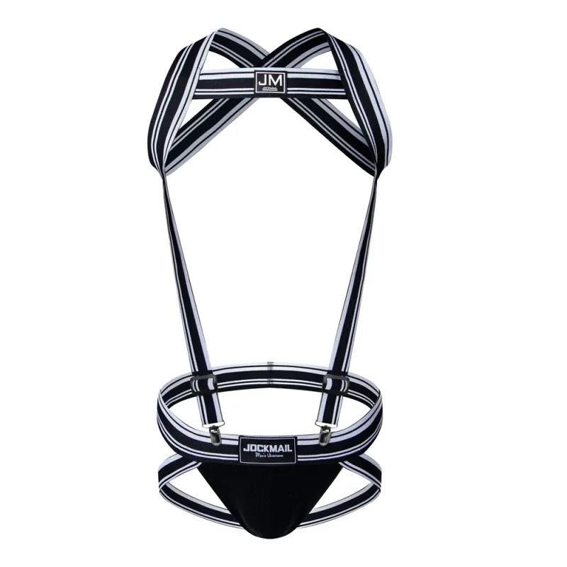 Body Harness Adjustable Elastic Band Detachable Split-type Cotton Men's Sexy Jockstrap Underwear Bodysuit Suspender Jumpsuits — image 23
