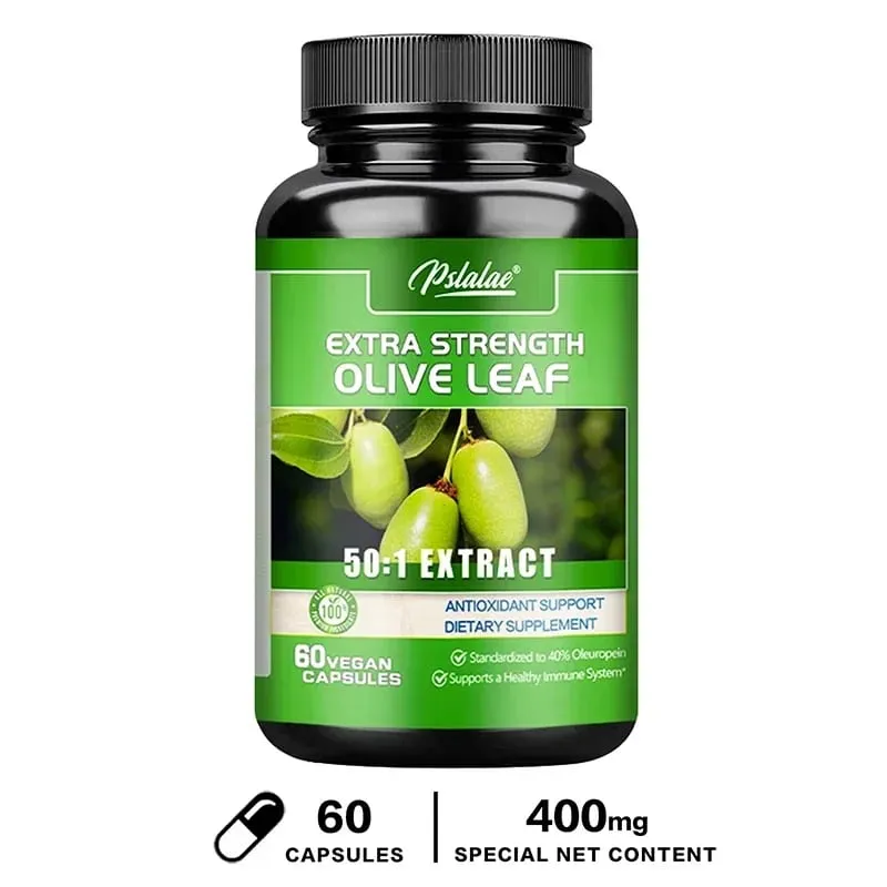 Olive Leaf Capsules - Antioxidant Improves Skin Condition Improves Blood Circulation Promotes Heart and Cardiovascular Health — image 8