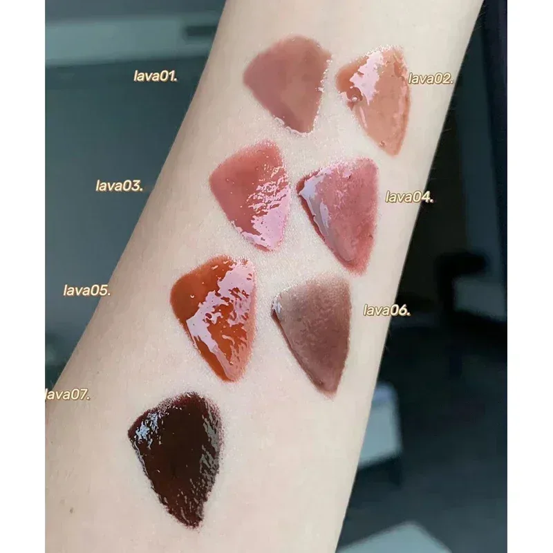 Mirror Watery Chocolate Lip Gloss Long Lasting Moisturizing Crystal Jelly Lip Tint Lipstick Nature Nude Lips Makeup Cosmetics — image 4
