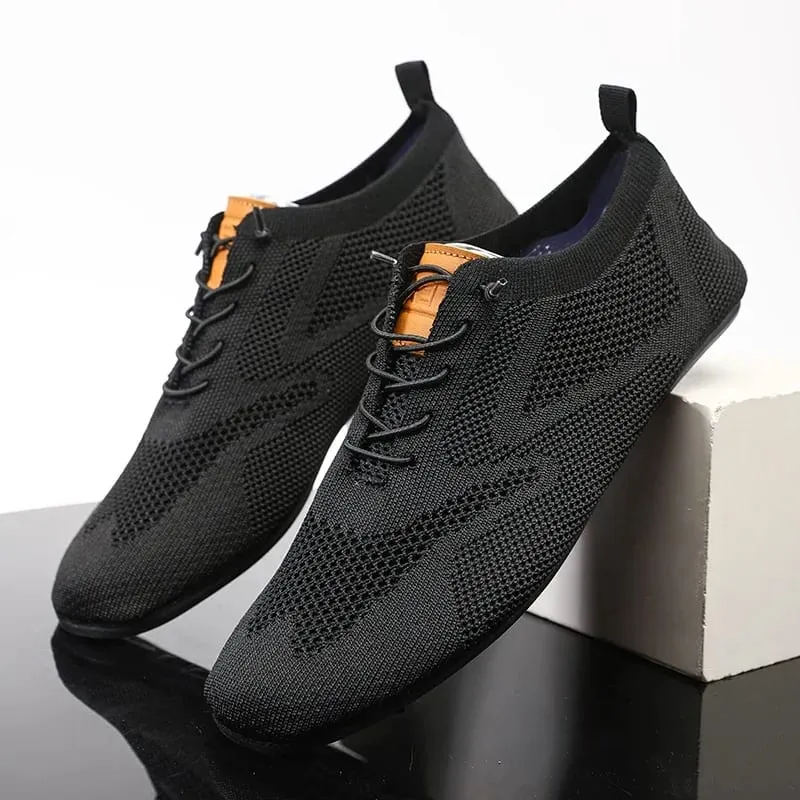 Mesh Men Shoes Breathable Casual Sneakers High Quality 2024 Trendy Lightweight Outdoor Walking Male Flat Shoe Zapatillas Hombre
