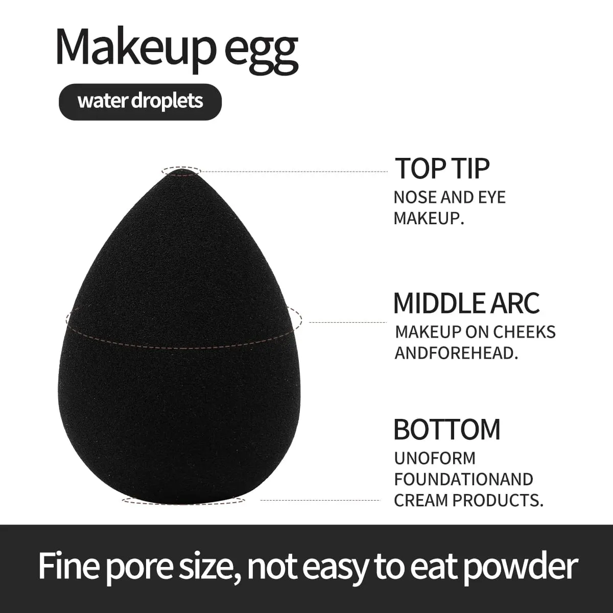 18PCS Professional Makeup Brushes Set with 1PCS Powder Puff Soft Detail Foundation Contour Blush Brush Beauty Tools