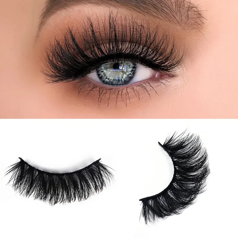 7/10 Pairs 3D False Eyelashes Naturally Long Thick Eyelashes 20mm Dramatic Eyelash Extension Sexy Eye Makeup Eyelash Cosmetics — image 3