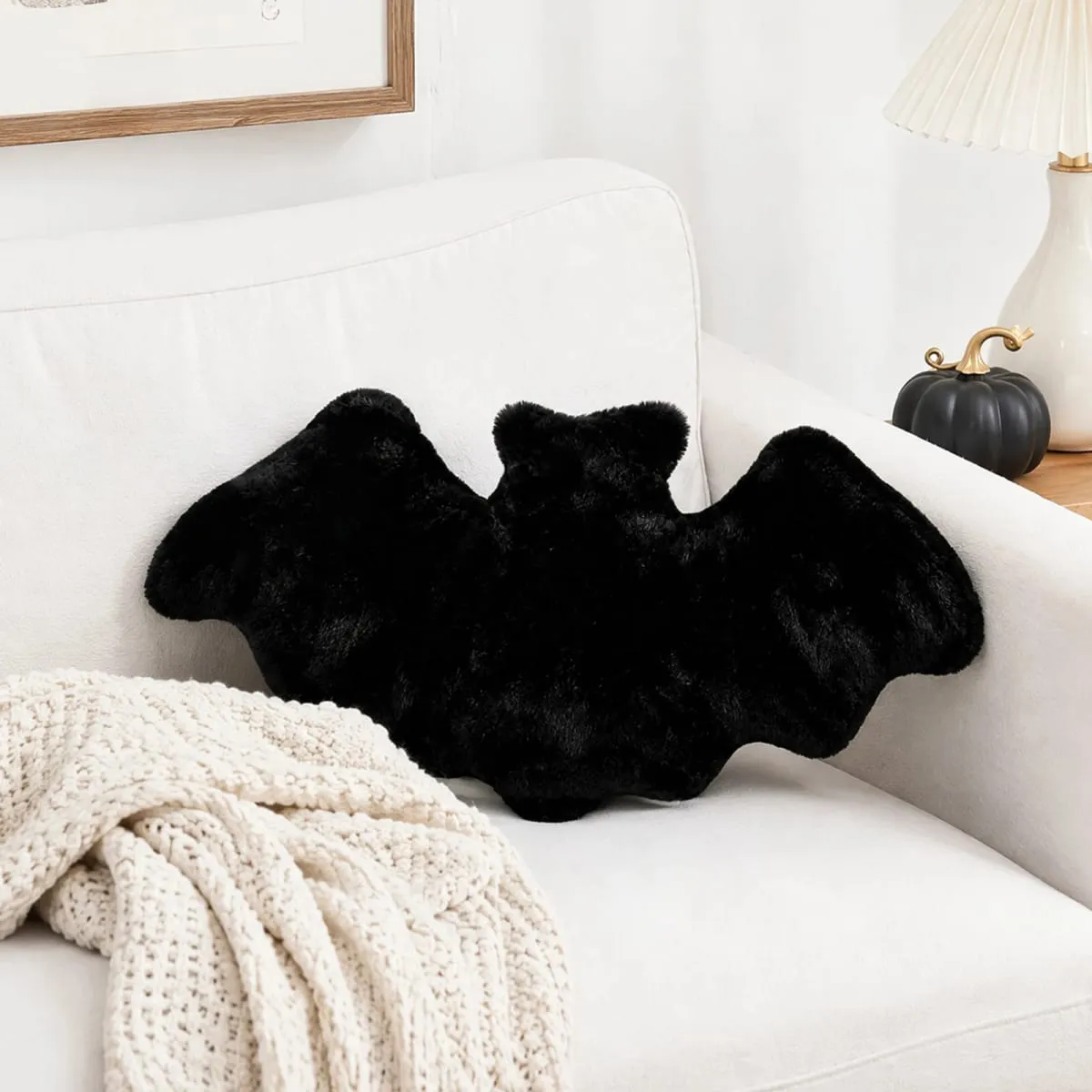 Halloween flagermus plys pude Halloween dekorativ pude lodne flagermus plys puder til Halloween dekorativ hjemmesovesofa