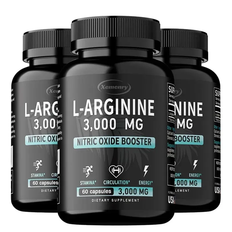 L-Arginine 3000mg - Supports Muscle Growth Vascular Function Boosts Energy Improves Endurance and Promotes Blood Circulation — image 10