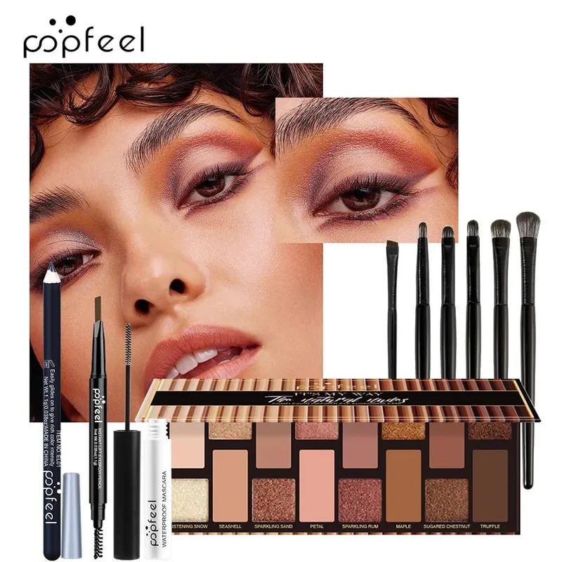 All-in-One Makeup Kit Gift Set with Eyeshadow Palette Foundation Lip Gloss Blush Brushes Eyeliner and More Beauty Gifts — image 23