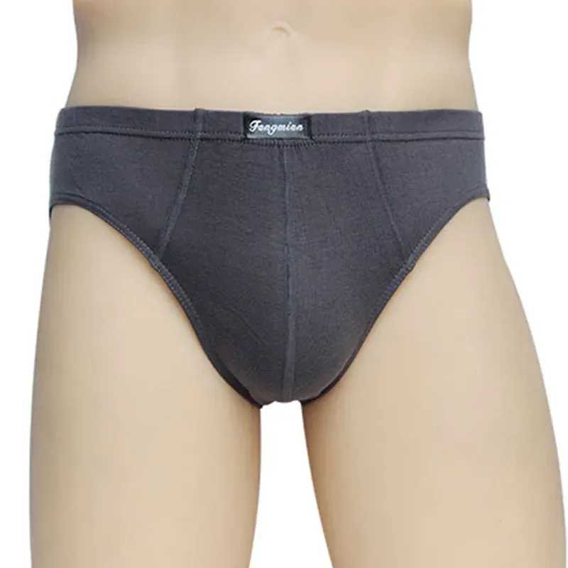 6PCS Men's plus Size Briefs 5XL/6XL Cotton Underwear Breathable Comfortable Solid Sexy Shorts for Men