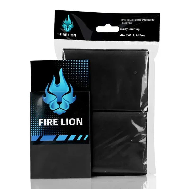 66x91mm 100PCS/Set Solid Matte Trading Card Sleeves Standard Size Card Protector for PTCG/TCG /MTG