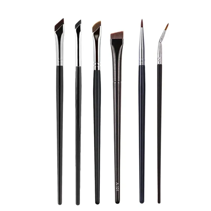 5/6PCS Thin Gel Eyeliner Makeup Brushes Eyeliner Brush Sets Flat Top Eyeliner Concealer Brush Eye Liner Detailed Make Up Tool — image 8