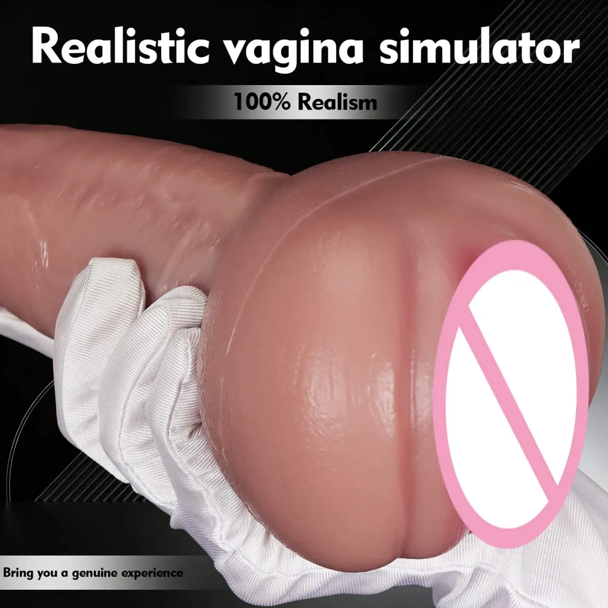 Új valósághű Műpénisz Pussy Extender Pénisz Sleeve Anális Hüvelystimulátor Férfi Maszturbációs Szexjátékok Meleg pároknak