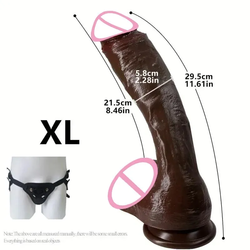 Super Long Skin Dildo Silicone Penis Realistic Cock For Women Masturbator Makeup Penetration Anal Strapon Dick Adults Sex Toys