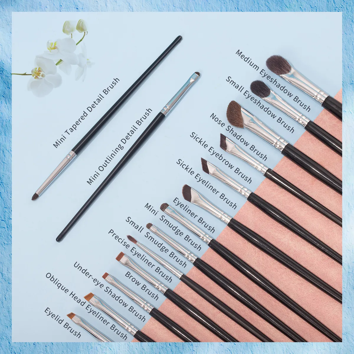 OVW NEW Makeup Brushes Black Handle Soft Fluffy Eyeshadow Foundation Concealer Blending Blush Brush Cosmetics Beauty Tool