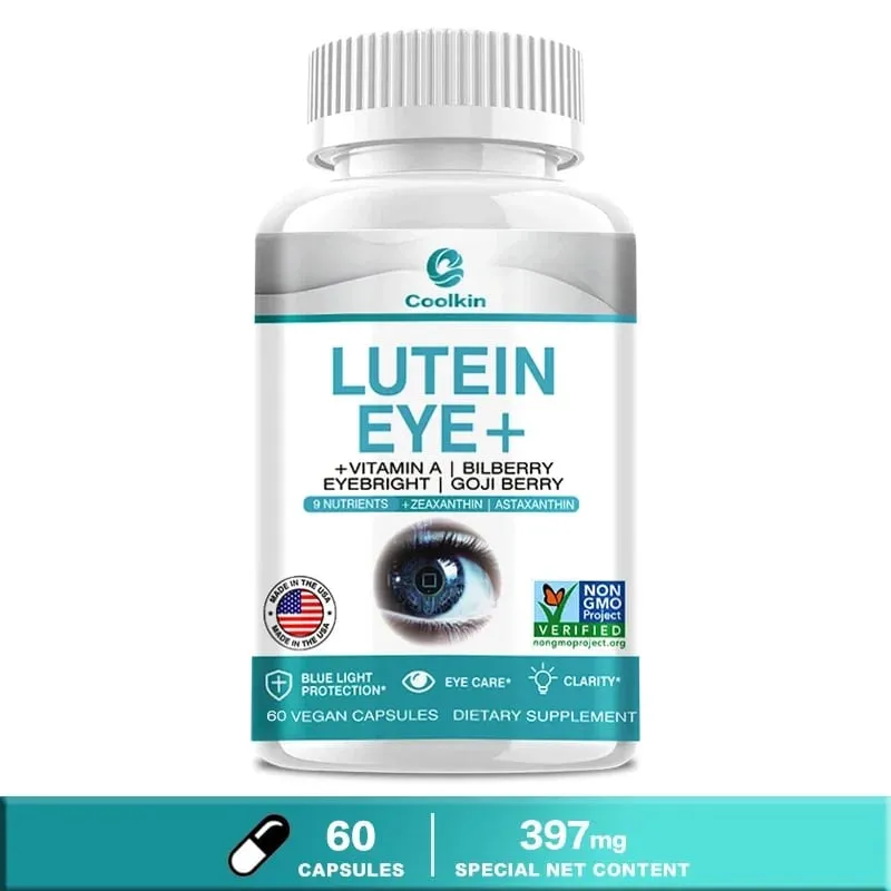 Suplemen Lutein - Vitamin A + Bilberry Eyebright + GO JI Wolfberry Untuk Meredakan Kelelahan dan Kekeringan MataKapsul — image 8