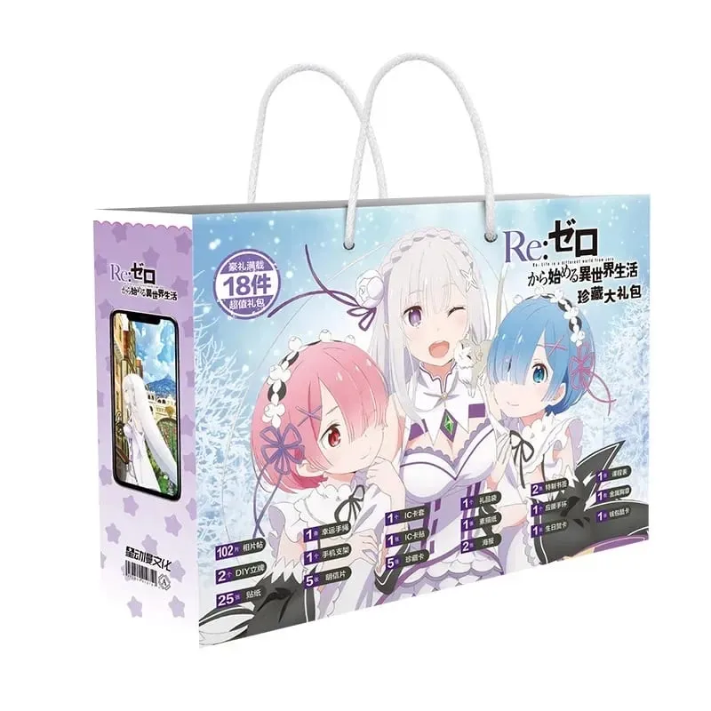 Anime Lucky Gift Bag Bungou Stray Dogs Haikyuu Collection Toy Include Postcard Poster Bookmark Lomo Cards Genshin Impact Figure