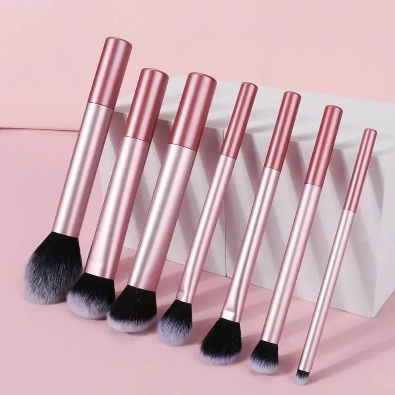 8pcs Makeup Brush Kit Soft Synthetic Hair Make Up Brushes Foundation Blush Eyeshadow Cosmetic Makeup Tools — image 9
