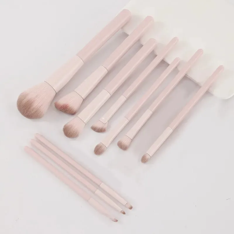3/10/13 Pcs Makeup Brush Set for Beginners Eye Shadow Blush Contour Blend Nose Shadow Concealer Complete Kit for New User — image 2