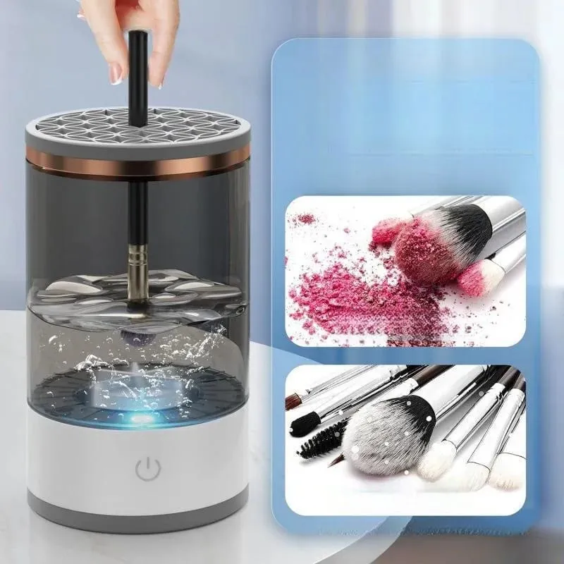 Portable Electric Makeup Brush Washing Machine Touch Timing Panel Fast Clean Air Dry Fit Brushes Desktop Beauty Tool Cleaner