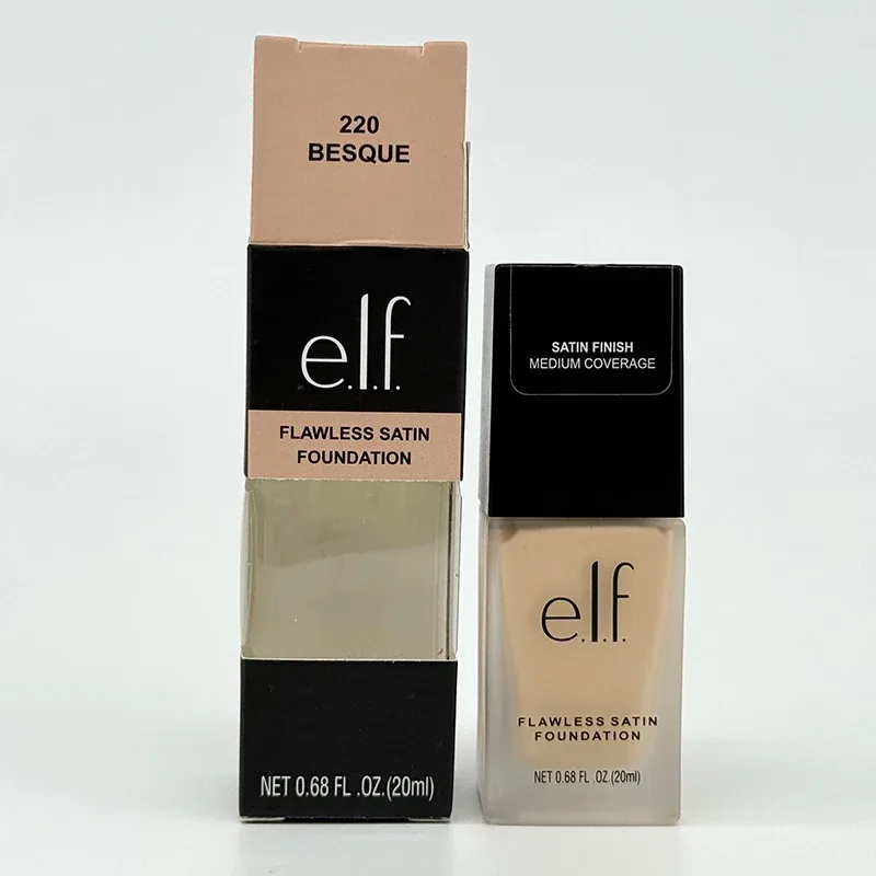 Elf Full Coverage Liquid Foundation Naturally Covers Flaws Cosmetics Flawless Satin Liquid Foundation Lasting Oil Control Makeup