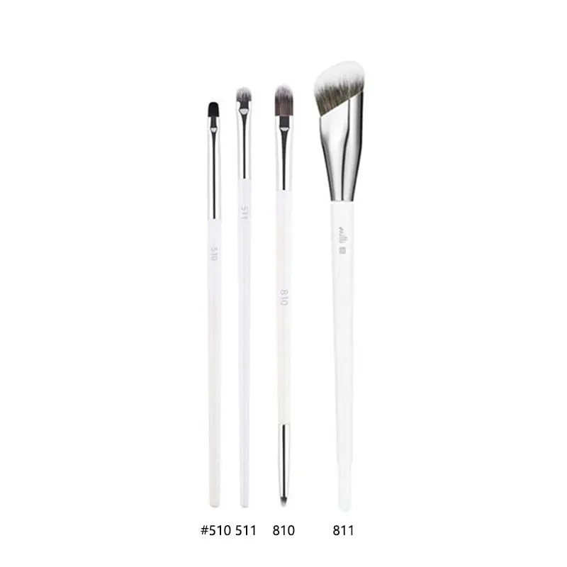 1pc White 811 Corrector Makeup Brushes Angled Liquid Foundation Base Make up Brush Detail Face Essential Concealer Beauty tool