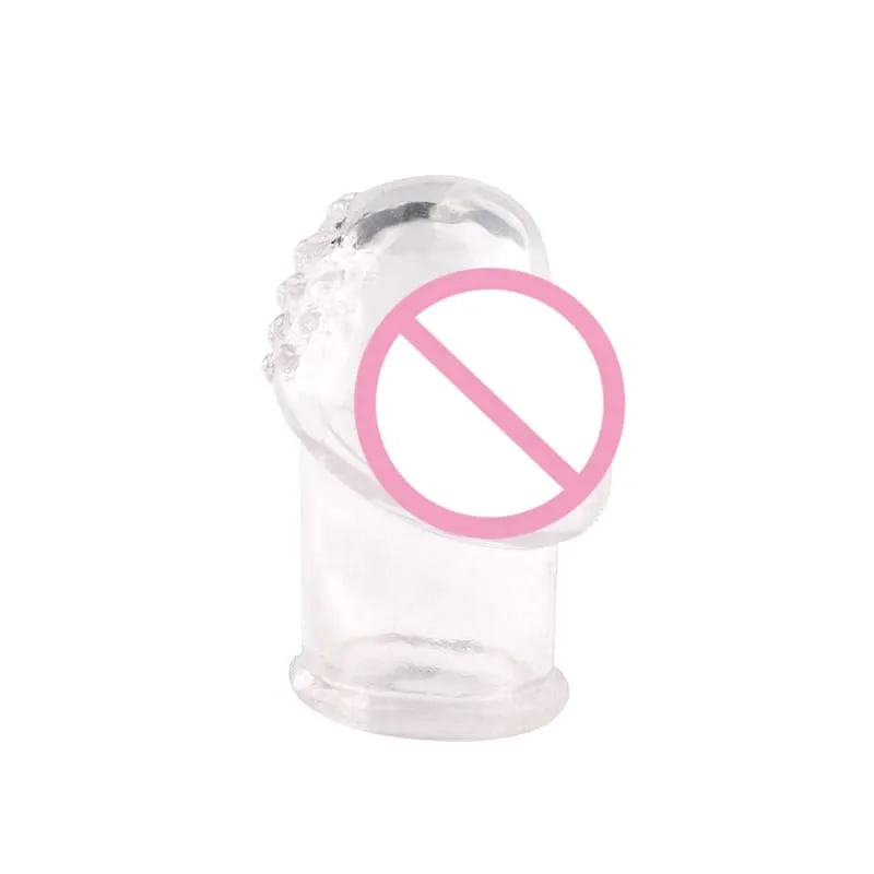 Penis Sleeve Male Masturbator Delay Lasting Glans Trainer Portable Stimulator Penis Massager Soft Adult games sex Erection Toys