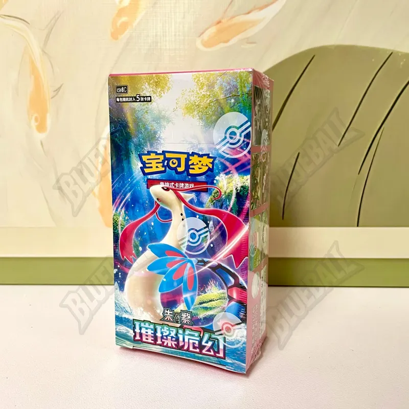 Original pokemon Scarlet Violet Gem Pack Vol6 Thin Box TCG Collectible Battle Trading Cards Simplified Chinese Version Toys Gift