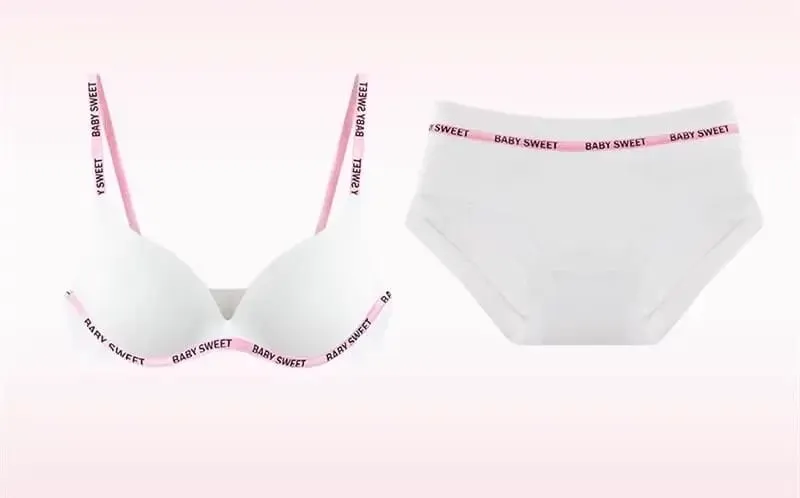 Vibrant Dopamine Color Seamless Wirefree Push Up Bra Panty Set Soft Comfy Sexy Lingerie Underwear For Women 32‑38AB