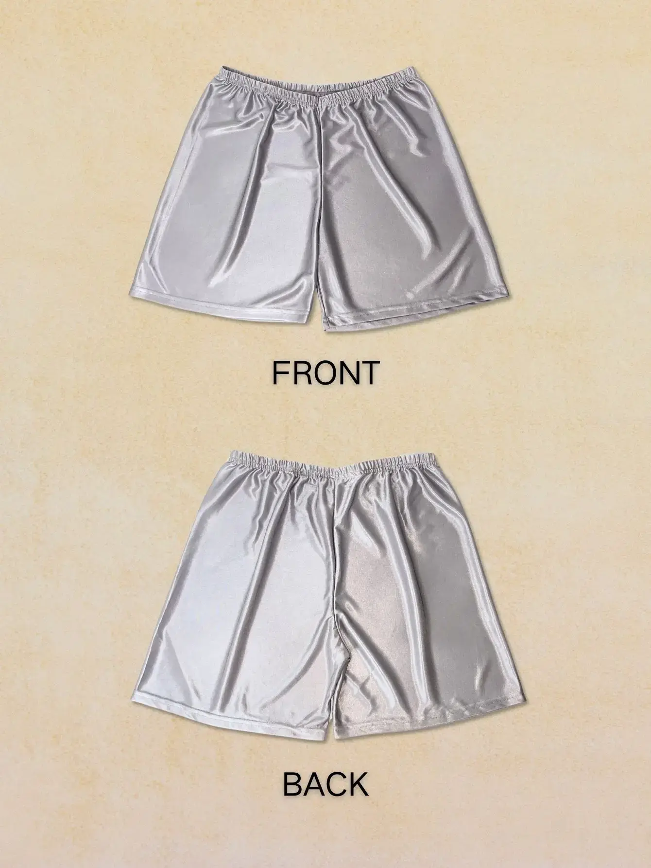1Pc Semi Sheer hommes sous-vêtements glace soie métallique brillant dormeur pantalon bande élastique conception confortable décontracté vêtements de nuit sexy Shorts