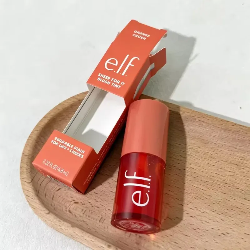 Elf Blush for Lips Cheeks Smooth Liquid Blush Two-ended Lipstick Lip Gloss Long-lasting Makeup Pink Primer for Pore Minimization — image 26