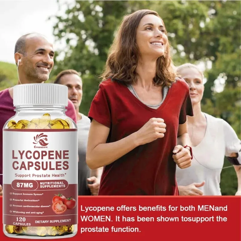 Lycopene Capsules Tomato Extract Protect Prostate Increases Physical Strength Supplement Energy Enhance Immunit — image 4