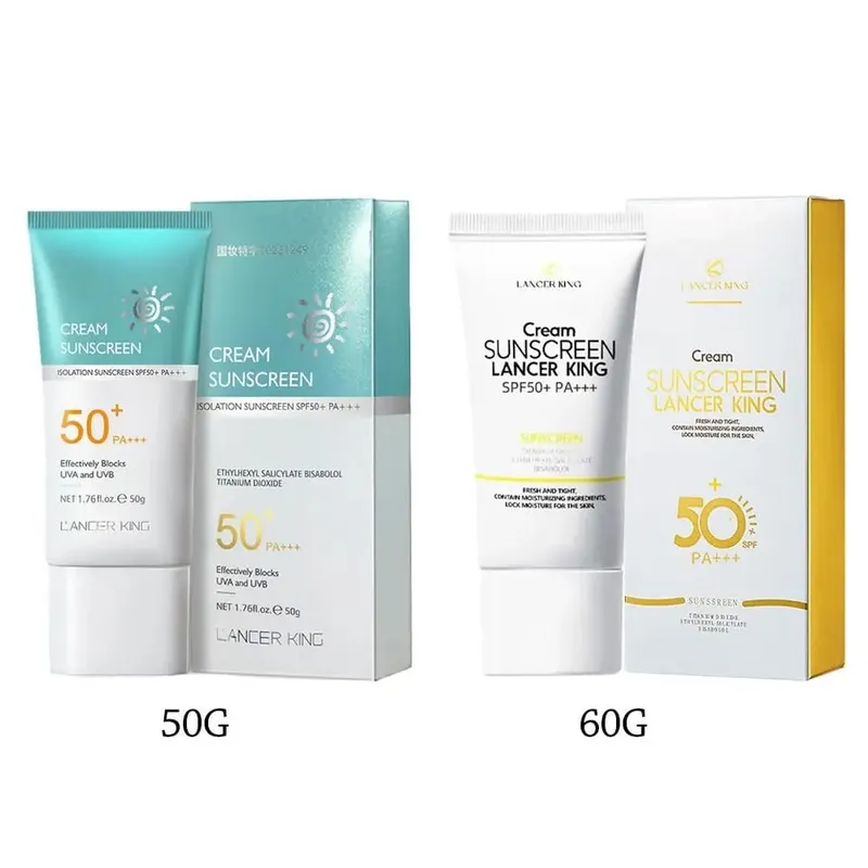 60g/50g Multi-effect Repair Summer Sunscreen Cream SPF50+ Sun Block Isolation Cream Mild Concealer Lightweight
