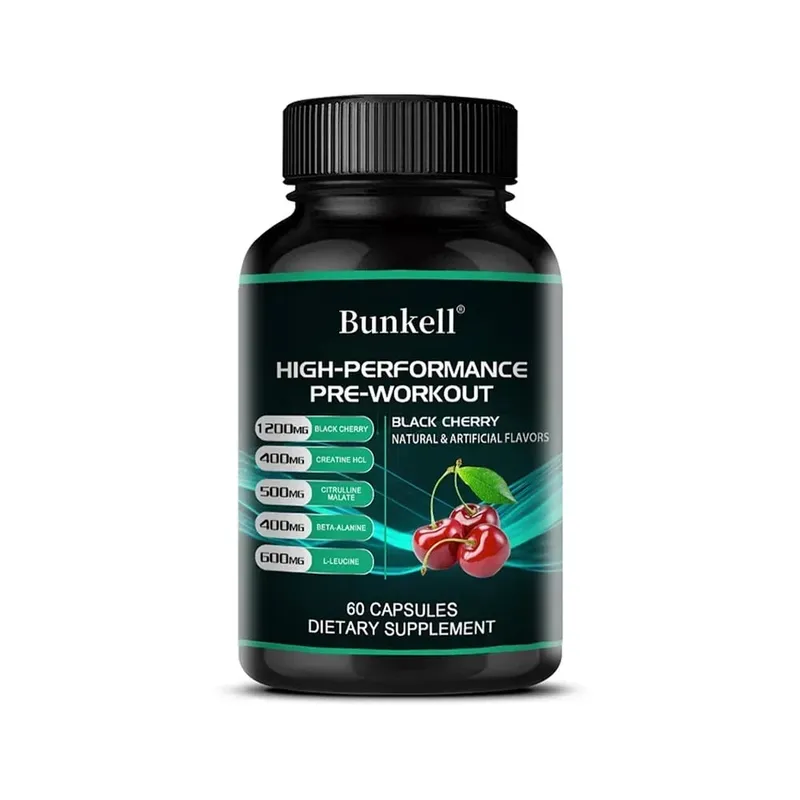 Creatine Monohydrate with Black Cherry - Muscle Growth - Exercise and Fitness to Improve Performance Muscle