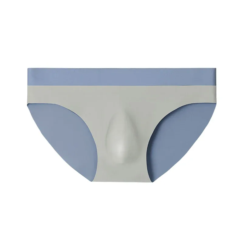 Nahtlose Herren-Unterwäsche aus Eisseide, 3D-Stanz-Dreiecks-Shorts, Sommer, dünne Unterhose, Jungen-Sport-Shorts 3256808552917215