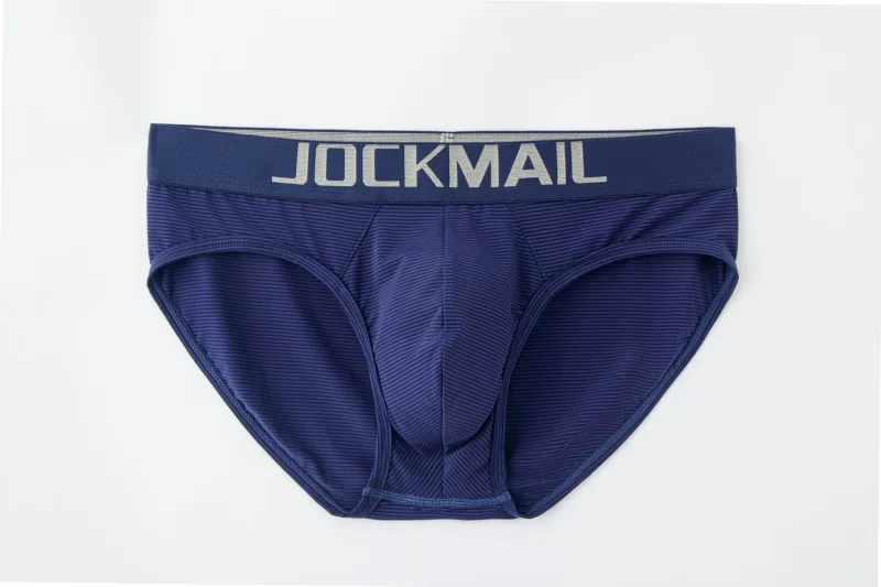 Herr Underkläder Shorts Sexig Lågformad Randig Bikini Athletic Supporters Kalsonger Sovkläder Nylon Snabbtorkande Andas