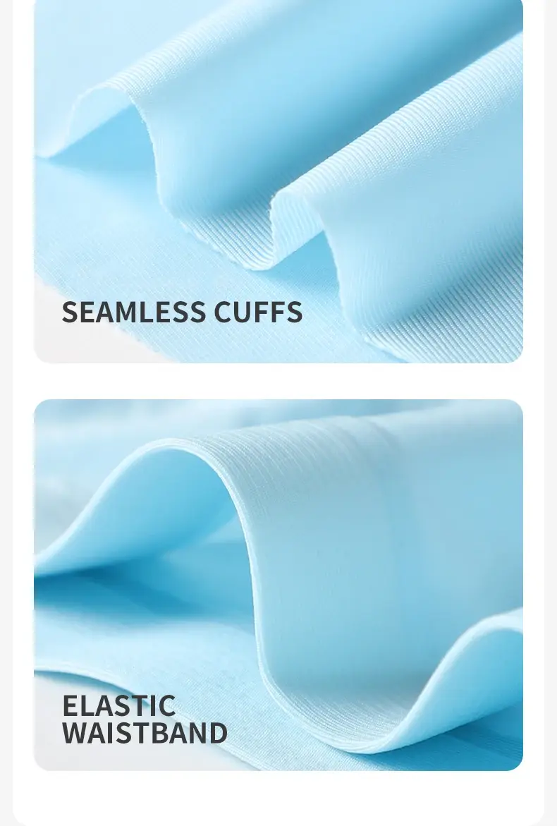 MiiOW 3Pcs Summer Ice Silk Men Boxer Underwear Breathable Antibacterial Men's Panties Thin Seamless Underpants Man Trunks Boxers