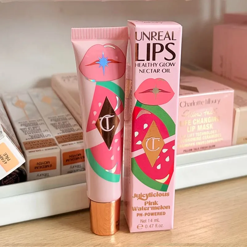 New Charlotte Tilbury Moisturized Plump Lip Gloss Lip Balm Solid Jelly Lightening Lipstick Lip Gloss Makeup Tilbury Cosmetics