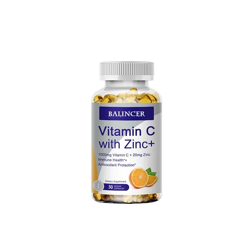 Vitamin C with Zinc Bioavailable Ascorbic Acid Zinc Oxide Non-GMO and Gluten-Free Supplement — image 9