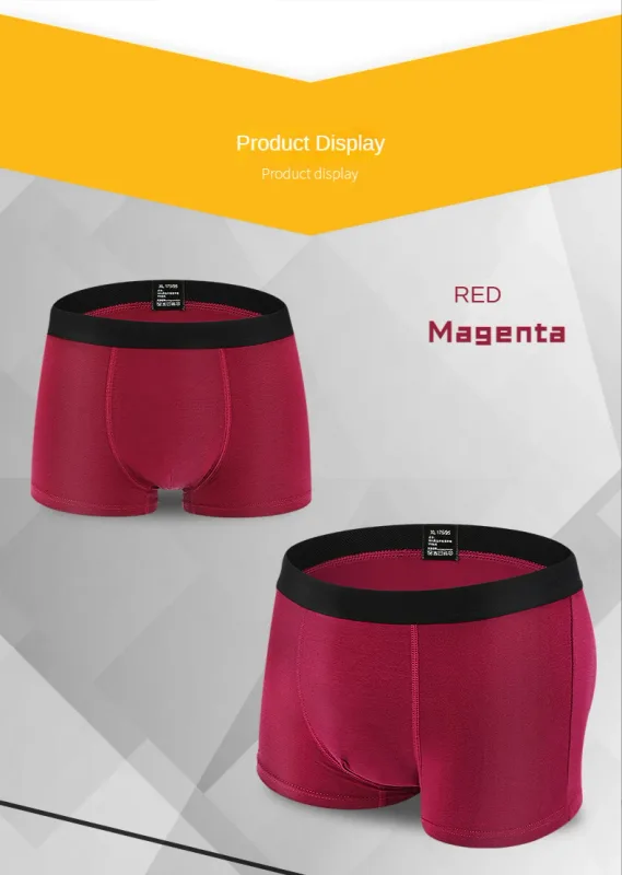 6pcs/Set Black Boxer Men Underpants Bamboo Mens Boxers Man Breathable Men's Panties Sexy Underwear For Men Gifts Comfortable New