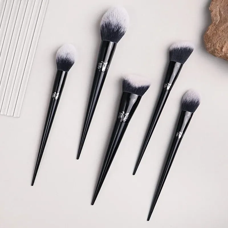 Kat Von D Makeup Brush Set & Kit Foundation Blush Highlight Concealer Powder Sculpting Eyeshadow Brush KVD Brand Makeup Brush — image 2