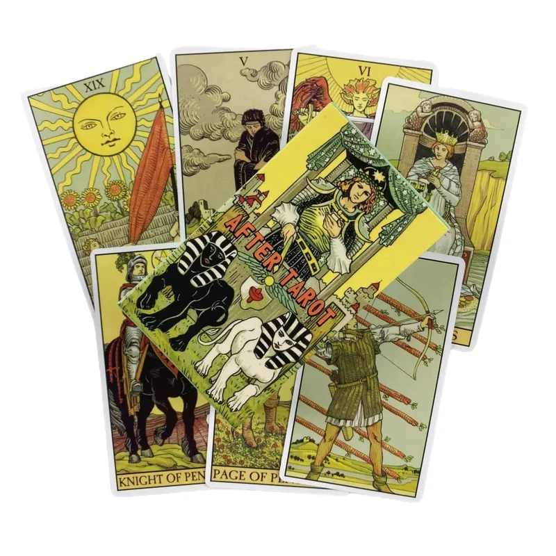 Rider of Before After Tarot Cards A 78 Oracle English Visions Divination Edition Deck Borad Playing Games Fortune Telling Game