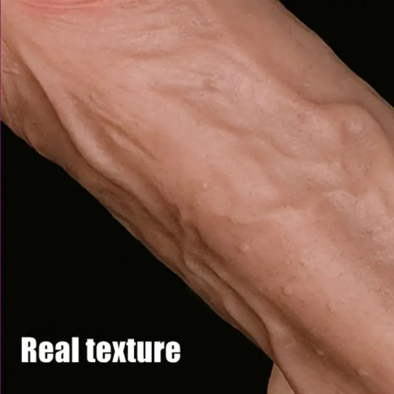 Super Soft Double-layer Silicone Dildo Realistic Dildo Male Artificial Penis Dick Female Masturbator Adult Sex Toys For Women