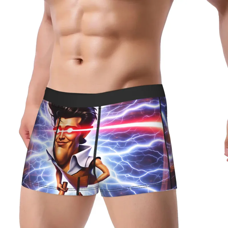 Charlie Kirk Meme Boxershorts Pouch Underkläder Högkvalitativ Customs Shorts Trosor Nyhet Herr Trosor Plus Size 2XL
