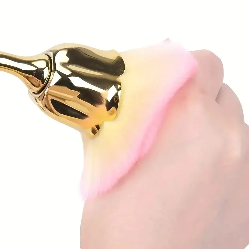 A Rose Shaped Nail Dust Brush Soft Bristles Makeup Foundation Make-Up & Powder Blusher Tools Foundation Make-Up Beauty Brush