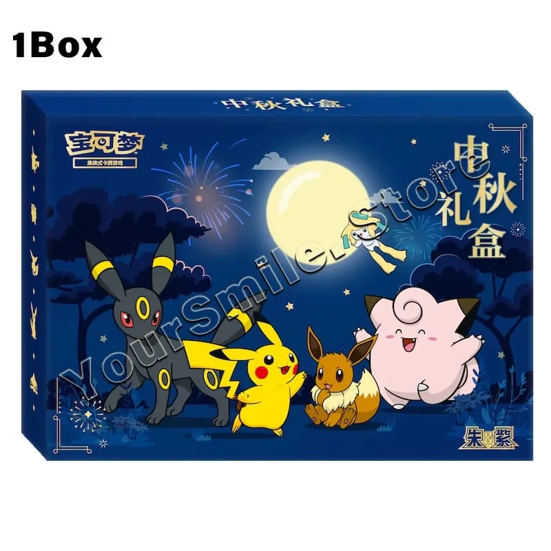 Original Pokemon Trading Cards Genuine PTCG Box Chinese Version Card Deck Display Combination Children Birthday Gifts