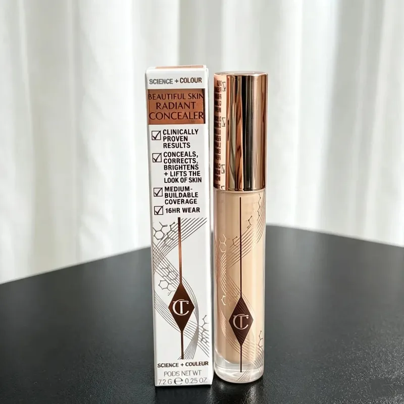 Charlotte Tilbury Starlight Powder Compact And Concealer Medium to Full Coverage Brightening Waterproof Hydrating Dewy Finish