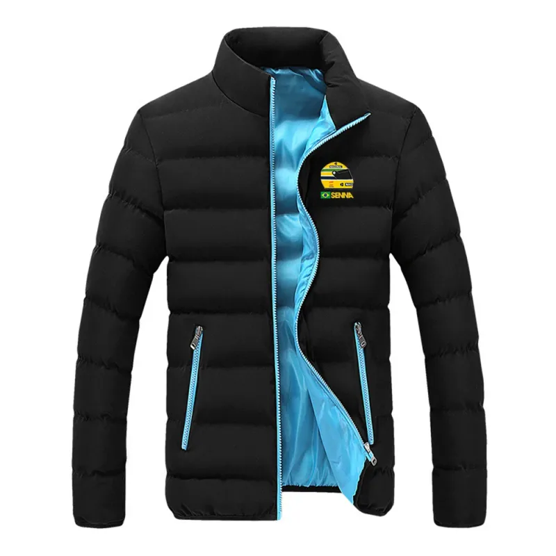 Ayrton Senna 2024 hommes nouveau automne et hiver impression chaud de haute qualité loisirs confort quatre couleurs coton veste haut à capuche