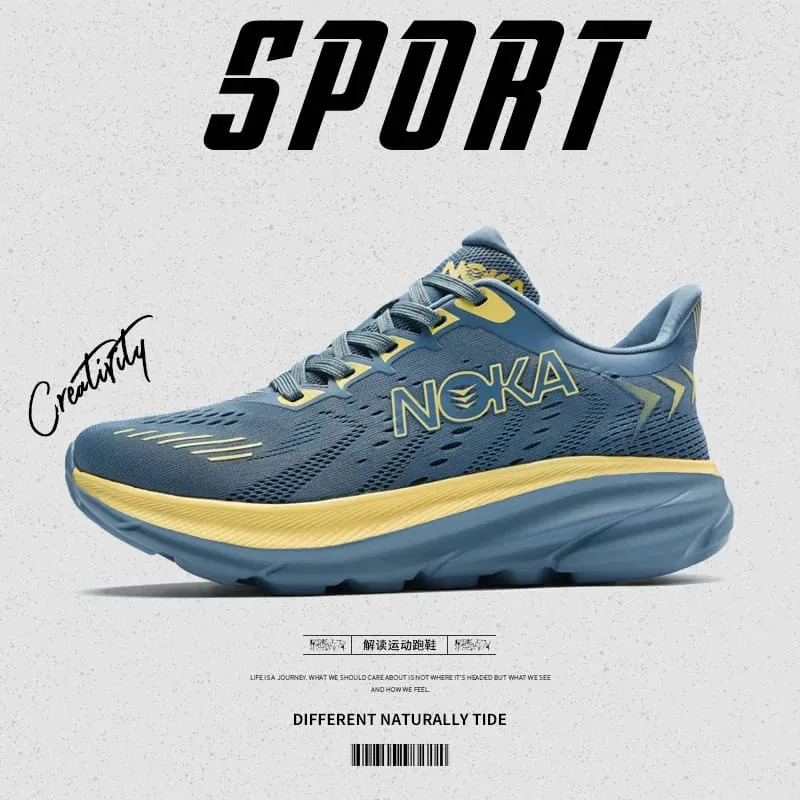 Running Shoes Men High Quality Marathon Sneakers Athletic Casual Shoes Comfortable Lightweigh Tennis Shoes Wear-resistant Sports