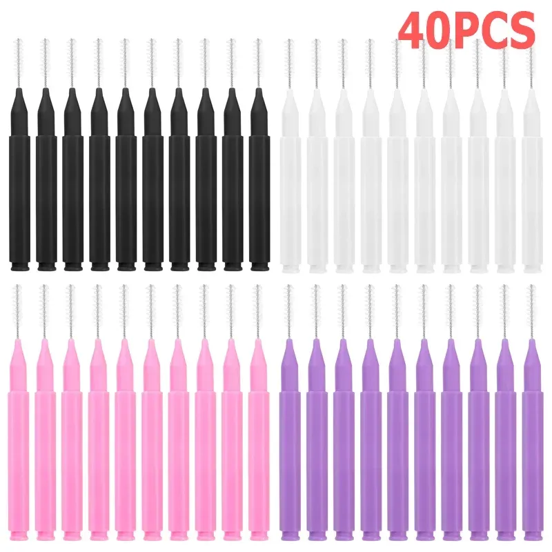 Portable Mini Eyebrow Brush 20/50PCS Brow Perm Brushes Disposable Bendable Micro Eyelash Brow Lifting Brushes Applicators Tools
