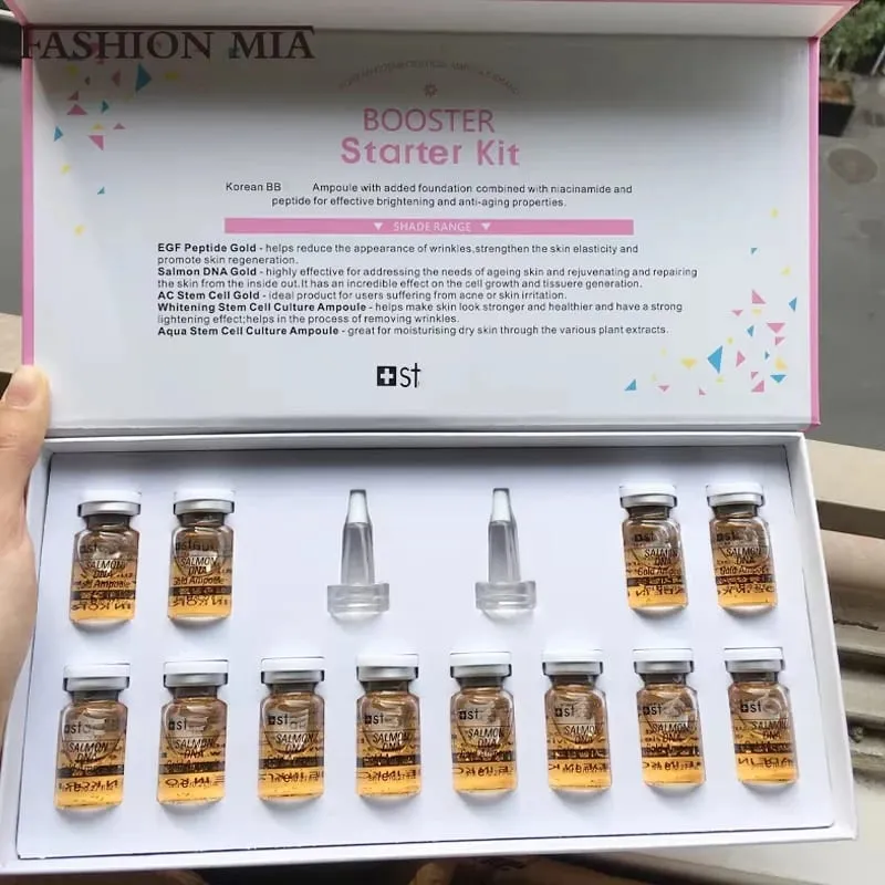 Korea 8ml BB Cream Beginner Starter Kit Niacinamide/Peptide Salmon DNA Essence Moisturise Face Skin Care