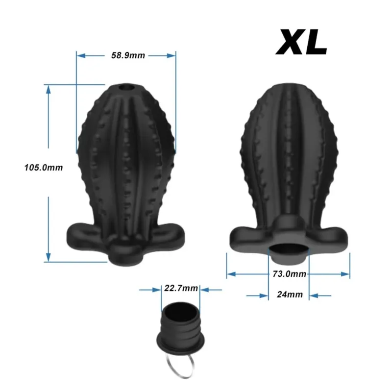 4 Sizes Silicone Butt Anal Plug Anus Tunnel Vaginal Anchor Shower Enema Dilatador Dildos Bdsm Toy Women Men Masturbator Sex Toys
